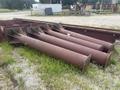 10 TON x 360 FT LONG FREE-STANDING CRANE RUNWAY SYSTEM: RAIL, I-BEAMS, AND UPRIGHTS: YOBRO 25872