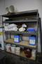 Adjustable Shelving with COntents of Deburring Media and Cleaner- Auction Item