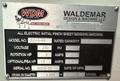 4' x 7/32" WDM Initial Pinch Bending Roll  310-5-48, 5" Diameter Rolls, DRO, New, In Stock