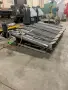 USED MET-FAB 3/8 X 10 SHEAR CONVEYOR WITH PNEUMATIC SHEET SUPPORTS