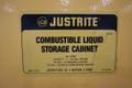 Justrite Combustible Liquids Storage Cabinet, 2 Door, Cap 2 55 Gal Drums- Auction Item