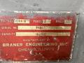 6,000 LB X 48" LBS BRANER HYDRAULIC DOWNLAYER TABLE. STOCK # 0435626