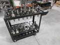 Big Bear Rolling Tool Cart with (64) CAT50 Pockets and (47) CAT50 Assorted Tool Holders- Auction Item