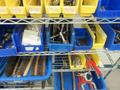 Hand Tools, Large Assortment including Socket Set, Rachet Wrenches, Clamp, Tap Wrenches, Drill Chucks, O-Ring Kit and MORE on 6-Shelf 48" x 18" x 78" Metal Wire Rolling Cart- Auction Item