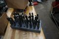 1/2&quot; Reduced Shank Drills in Metal Divider Rack- Auction Item