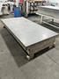 USED 8&#039; X 4&#039; X 14&quot; GRANITE SURFACE PLATE WITH DRILLED AND TAPPED HOLES, Stock# 11149