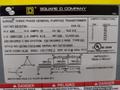 15 KVA SQUARE D  480 V  - 208Y/120 V GENERAL PURPOSE TRANSFORMER : STOCK #19164