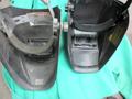 Welding Equipment: (2) Darkening Welding Helmet, (2)Curtains , 2XL Welding Jacket, Welding Wire, Brush- Auction Item