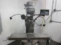Bridgeport 1J Vertical Mill, Step Pulley Speed Change Head, 9&quot;x42&quot; Table, Newall DP700 2-Axis Digital Readouts- Auction Item