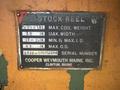 2500 LBS X 12&quot; COOPER WEYMOUTH DOUBLE END PULL-OFF COIL REEL UNCOILER: STOCK #22619