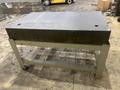 60&quot; X 36&quot; X 8&quot; JC BUSCH PRECISION LAYOUT BLACK GRANITE SURFACE PLATE ON STAND: STOCK #22773