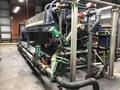 2008 Siemens model 1500n32-64/90-125/175sylc 1500 mm filter press s/n f008178 with 65- approx. 1500 x 1500 mm filters, Siemens plc controls, side bar suspension, bomb bay doors discharge