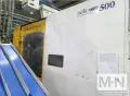 500 TON 51 OZ WOOJIN SELEX MODEL ND500 INJECTION MOLDING MACHINE MFG 2011 (2 AVAILABLE )