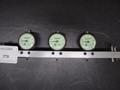Federal C81 Drop Indicators (3) Mounted on Fixture Rail- Auction Item