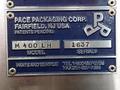 Pace Packaging Omni-Line M400LH S/S Descrambler with S/S Pace Packaging Elevator Conveyor
