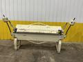 72" X 12 GAUGE NATIONAL MODEL #U7212 MANUAL BOX &amp; PAN FINGER BRAKE: YOBRO #25672