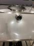 G2MH STAINLESS STEEL IBC BIN 304 CONE HOPPER SANITARY USED
