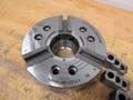 Samchully MH Series 3-Jaw Mega-Bore Open-Center Power Lathe Chuck, 10" Size - MH-210V1 with Serrated Hard Step Jaws- Auction Item