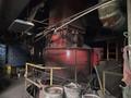 B and P model 85b muller with dust hood, motor and gearbox, batch hppper and cooling blower
