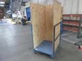 Metal Rolling Flat Storage Cart with Plywood Sides- Auction Item