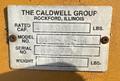6 TON (12,000 LBS) X 54" CALDWELL ADJUSTABLE FORK PALLET LIFTER FOR CRANE: YOBRO #26335