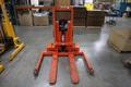 Presto WPS5036-20 Electric Stacker Lift Truck, 2,000# Cap, 36" Lift Height, 42" Forks, 50" Between Outriggers, 12 Volt Battery and Charger- Auction Item