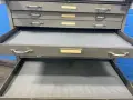 MAYLINE COMPANY 5 DRAWERS PER CABINET BLUEPRINT CABINETS