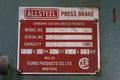 ALLSTEEL 120-8 HYDRAULIC PRESS BRAKE