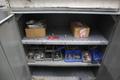 End Mills and Hardware in 2 -Door Metal Cabinet- Auction Item