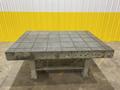 50" X 70" X 31" PORTAGE PRECISION STEEL LAYOUT WELDING TABLE: STOCK #19994