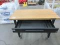 Ironman Rolling Work Bench, Metal Legs with Butcher Block Top and Single Drawer- Auction Item