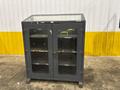STRONGHOLD MODEL #55-LD-243-BL-SL-SRPG HEAVY DUTY CABINET W/ SEE-THROUGH DOORS: YOBRO #24115