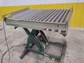 3800 LBS X 60" X 42" SOUTHWORTH MODEL #LS4-36 HYDRAULIC SCISSOR LIFT TABLE WITH ROLLER TOP, 110 VOLT: STOCK #20884