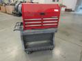 Husky 6-Drawer Top Tool Chest with Power Strip on Uline H-1495 Mobile Work Station with Contents- Auction Item