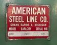 12,000# x 36" American Steel Line Uncoiler