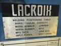 1300 LBS LACROIX MODEL #LAWP600 POWERED WELDING POSITIONER: STOCK #18443