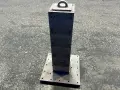 8”X8”X30” TOWER, 18”X18”X1.5” BASE CLAMPING TOWER TOMBSTONE