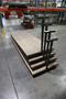 (4) Shop Carts - Wood Top, Long Low-Profile, Approx 5&quot; Deck Height- Auction Item