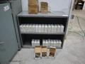Threading Dies - Many Sizes - with Metal Shelving- Auction Item