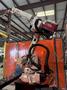 LINCOLN ELECTRIC ROBOT WELDING SYSTEM WITH ABB 6 AXIS ROBOT, 300 KG HEAD AND TAILSTOCK, LINCOLN R450 WELDING, 2021