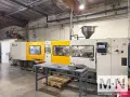 390 TON 48 OZ TOSHIBA MODEL ISG390V21-27AT INJECTION MOLDING MACHINE MFG 2003