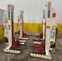 (4) 14,000 LBS STERTIL-KONI ST-1064FWA MODEL #38627535-05  ELECTRIC BATTERY WIRELESS HEAVY DUTY MOBILE COLUMN VEHICLE LIFTS 2019: STOCK #23595