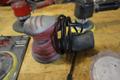 Pneumatic and Electric Random Orbital Sanders with Pads- Auction Item
