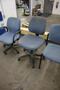Blue Office Chairs (5)- Auction Item
