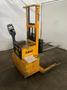 3,000 LB BIG JOE MODEL PDM 30-60 ELECTRIC WALK BEHIND FORKLIFT. STOCK # 1061023.