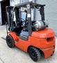 5000 Lb. Toyota Lift Truck, Pneumatic Tire, Triple Stage Mast, LP Gas, Side Shift