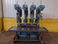 4 HEAD FOSDICK HEAVY DUTY GANG DRILL: STOCK #18005