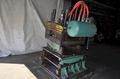 60 TON AIR RAM CUT-OFF PRESS WITH ADJUSTABLE TILT BASE