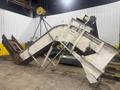 20' LONG X 22" WIDE MARFRAN POWERED METAL BELT INCLINED CHIP or PARTS CONVEYOR: YOBRO #25368
