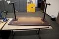 Steel Leg, Wood and laminate Top Tables (2pcs)- Auction Item